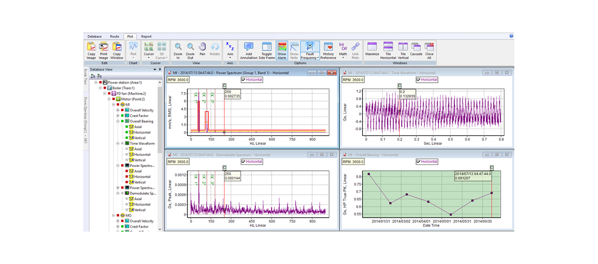 iSee Condition Monitoring Software for machine health monitoring