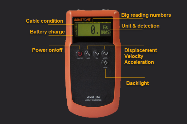 Layout of vPod Lite smart vibration meter