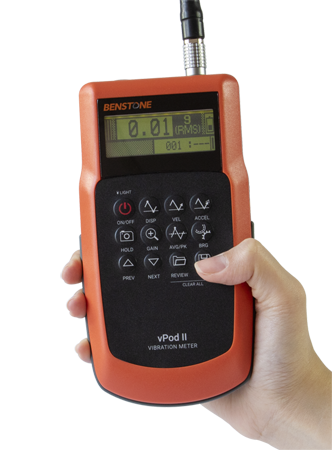handheld smart vibration meter vPod II