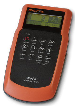 vPod II smart vibration meter