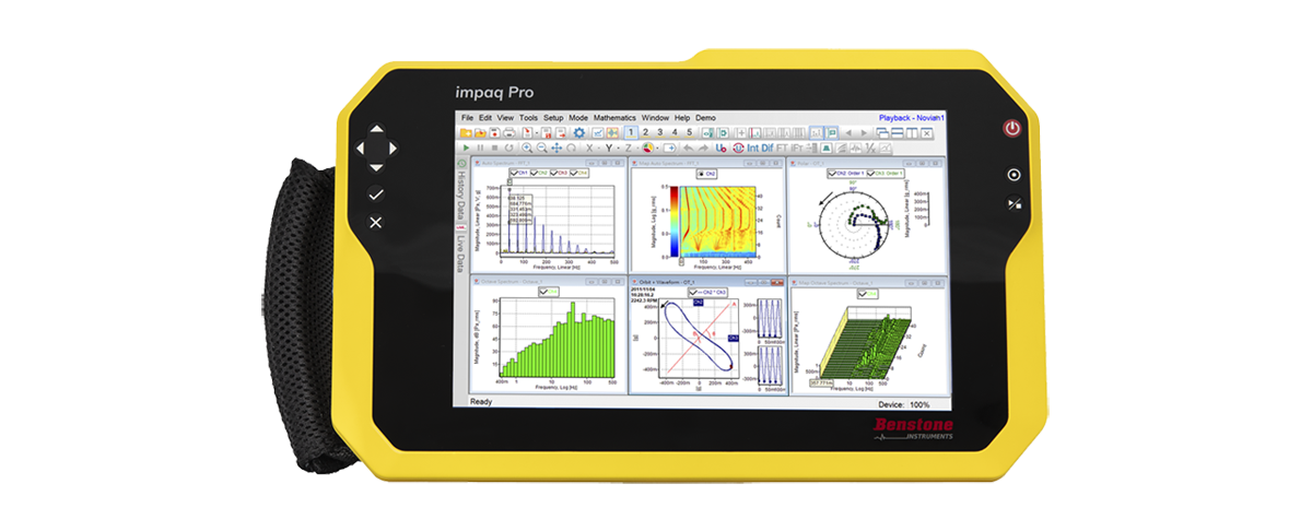 impaq Pro portable handheld vibration analyzer