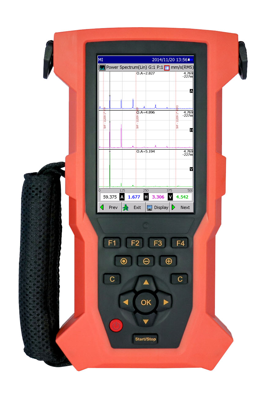 MP5 handheld vibration data collector