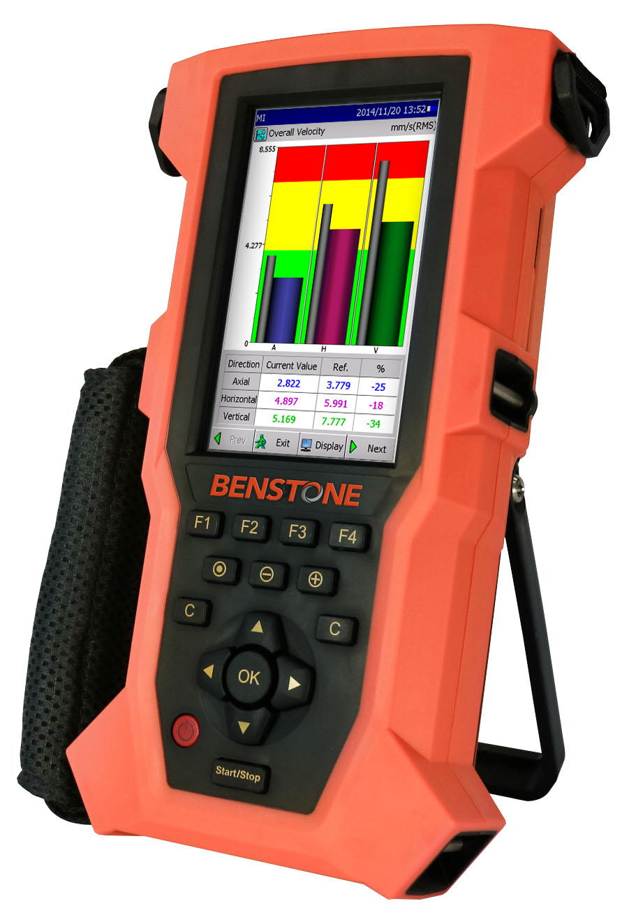 MP5 handheld vibration data collector