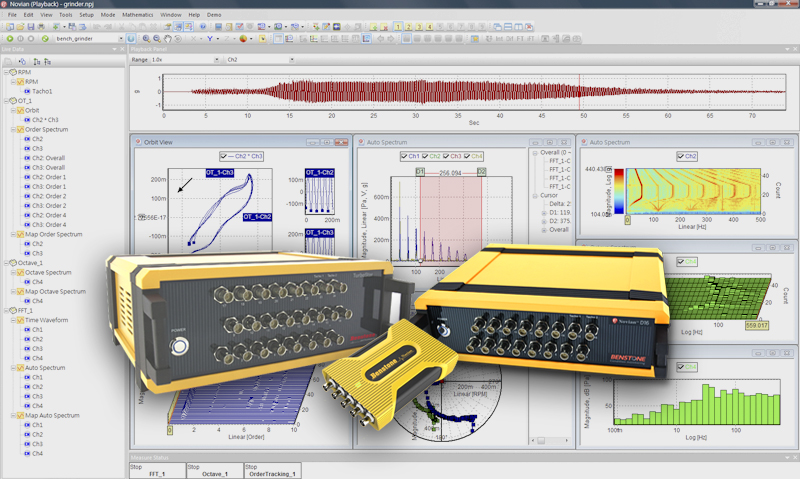 Novian 4-128 Channel Sound & Vibration Analyzer